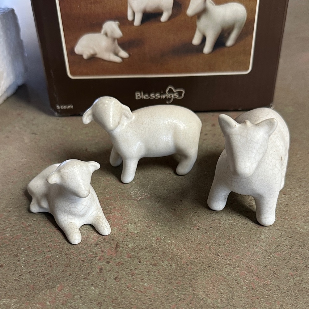 Nativity 3 Piece Accessory Set - Cream
